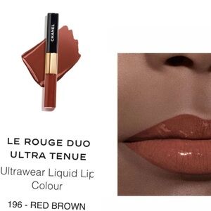 Chanel Rouge Allure Liquid Lip duo red  brown